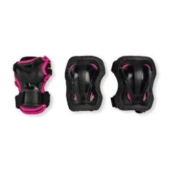 Rollerblade Beskyttelsesutstyr Junior 3-pakning XXS, Svart/Rosa
