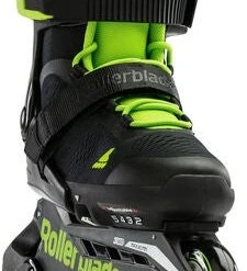 ROLLERBLADE MICROBLADE Inlines, Black/Green 175 -Syklers Butikk 07221900T83175 2877 4b