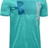 Under Armour Crossfade T-Shirt, Teal Rush -Syklers Butikk 1331684 454 3047 1