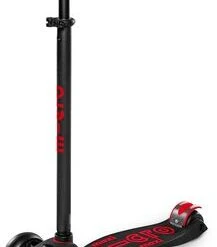 Micro Sparkesykkel Maxi Deluxe Pro, Black/Red