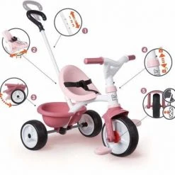 Smoby Be Move Trehjuling, Rosa -Syklers Butikk 1500692 7740332 1499 4i