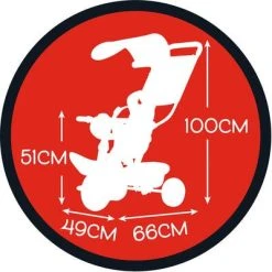 Smoby Trehjulssykkel Baby Balade Plus Mikke Mus -Syklers Butikk 1500876 741402 1499 4c