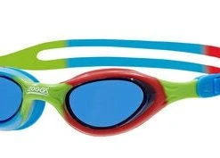 Zoggs Super Seal Svømmebriller, Rød/Blå/Grønn
