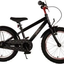 Spiderman Sykkel 18 Tommer, Matt Svart