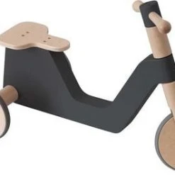 Sebra Sparkesykkel I Tre, Svart