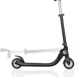 Globber Flow Sparkesykkel, Svart/Grå -Syklers Butikk 473 120 3892 3c