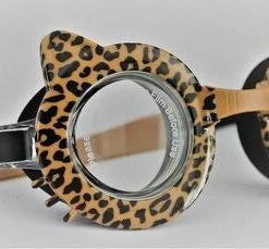 Piikaboo Cat-Leo Svømmebriller, Brun/Guld