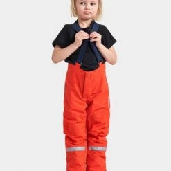 Didriksons Idre Termobukse, Poppy Red -Syklers Butikk 503357 424 1356 3a