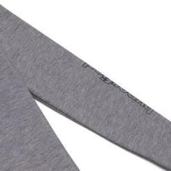 Hyperfied Jersey Logo Long Sleeve Top, Grey Melange -Syklers Butikk 56001 005 2879 4a