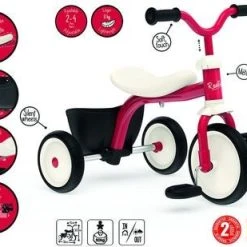 Smoby Rookie Trehjulssykkel -Syklers Butikk 742000 1499 4c
