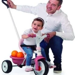Smoby Be Move Trehjuling, Rosa -Syklers Butikk 7740332 1499 3d