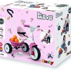 Smoby Be Move Trehjuling, Rosa -Syklers Butikk 7740332 1499 4j