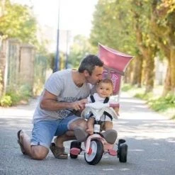 Smoby Trehjulssykkel Baby Balade, Rosa -Syklers Butikk 7741401 1499 3a