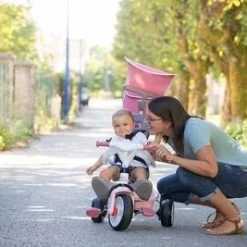 Smoby Trehjulssykkel Baby Balade, Rosa -Syklers Butikk 7741401 1499 3e