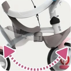 Smoby Trehjulssykkel Baby Balade, Rosa -Syklers Butikk 7741401 1499 4f