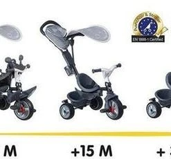 Smoby Trehjuling Baby Driver, Grå 9 Smoby Trehjuling Baby Driver, Grå -Syklers Butikk 7741502 1499 4a