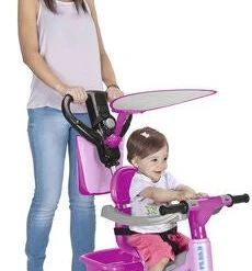 FEBER Trehjulssykkel Med Musikk, Rosa -Syklers Butikk 800010210 1653 3b