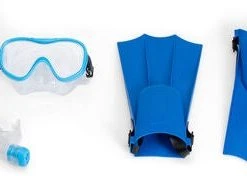 Pinepeak Snorkelsett, Lyseblå L