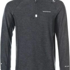 Endurance Lyle Melange Performance Trøye, Black