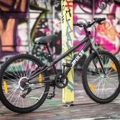 Impulse Storm Barnesykkel 24 Tommer, Svart -Syklers Butikk E2020 2402 2505 3c