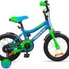 Pinepeak Sykkel 14 Tommer, Grønn/Blå -Syklers Butikk E2021 1401 2505 4a