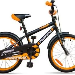 Pinepeak Sykkel 18 Tommer, Svart/Oransje