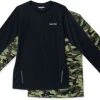 Hyperfied Thunder Long Sleve T-Shirt 2-pack, Black/Camo Green -Syklers Butikk HTLST BLK CG 2879 1