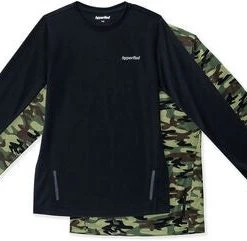 Hyperfied Thunder Long Sleve T-Shirt 2-pack, Black/Camo Green