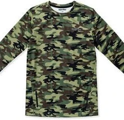 Hyperfied Thunder Long Sleve T-Shirt 2-pack, Black/Camo Green -Syklers Butikk HTLST BLK CG 2879 4b