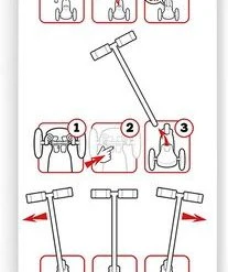 Stamp Skids Control Sparkesykkel Trehjuling, Blå -Syklers Butikk JS123005 2021 2