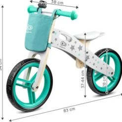 Kinderkraft Runner Løpesykkel Stjerner Med Tilbehør -Syklers Butikk KKRUNNRSTR000Z 3420 4i