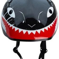 Pinepeak Shark Sykkelhjelm S, Svart/Hvit -Syklers Butikk MV12 ANIMAL BLACK 2 3272 4c