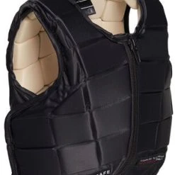 Racesafe RS2010 Sikkerhetsvest Kort Rygg, Svart -Syklers Butikk RSCSSHORTBLACK 2973 4a