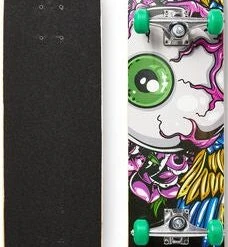 Pinepeak Skateboard Eyeball Graffiti